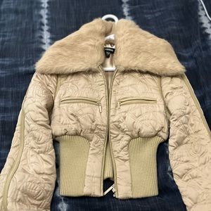 Size small nude jacket from bebe